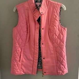 Pink quilted Lilly Pulitzer vest